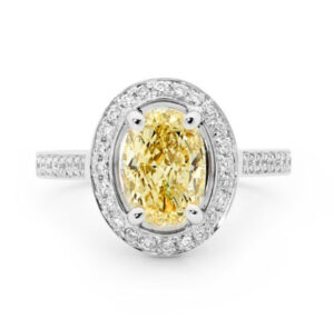halo diamond engagement ring example